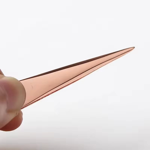 Pince à épiler professionnelle en acier inoxydable de haute précision, antistatique et durable, pour la pose de cils et le retrait de poils. - Product Image 6