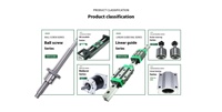 Nuevo juego de tornillos de bola C7 de acero Sfu 3205 para industrias CNC SFNUR/SSR/SFAR/SRYR2005 modelos tuerca y componentes de núcleo de rodamiento