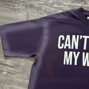 Camiseta Retro Lavada de 250g, de Manga Corta, Holgada, de Algodón, Unisex, para Hombre - Product Image 4