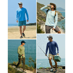 Chemises de pêche personnalisées avec logo, vente en gros, prix abordable, vêtements d'extérieur pour la pêche - Product Image 6