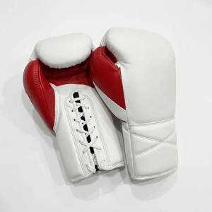 Conjunto de Equipo de Boxeo con Logotipo Personalizado, Guantes de Sparring de Cuero Blanco y Rojo, Protector de Cabeza, Protector Inguinal, Venta al Por Mayor - Product Image 4