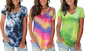 T-shirts de yoga décontractés pour femmes, col rond, manches courtes, été, 100% coton, anti-boulochage, respirants, de haute qualité et personnalisés - Product Image 5