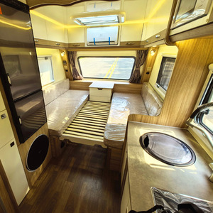 Caravana de Viaje, Remolque para Campamento, RV, Diseño Moderno y Ligero, Cocina, Baño, Espacio para Dormir para Familias - Product Image 6