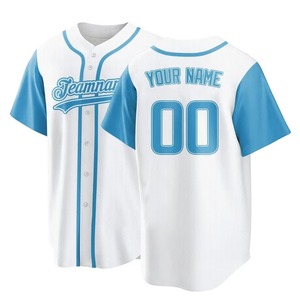 Camiseta de Béisbol Personalizada con Franjas, Nombre del Equipo y Número, Camisetas Deportivas para Hombres, Mujeres y Jóvenes - Product Image 3