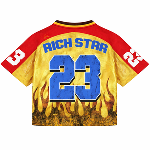 Maillots de sport vintage à col en V et épaules tombantes, style hip-hop urbain, pour l'entraînement estival en extérieur, fabriqués en usine avec services OEM - Product Image 3