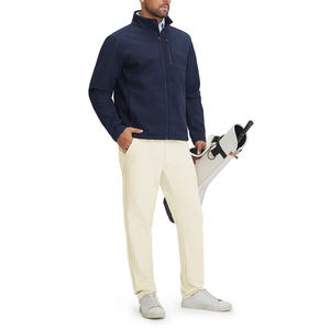 Pantalon de golf léger en toile sur mesure, design haut de gamme, poches latérales, polyester, taille personnalisée, pour homme, vente en gros - Product Image 6
