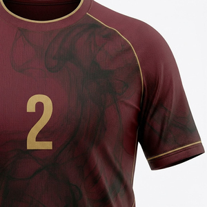 Conjunto de Uniforme de Fútbol Sublimado Personalizado OEM, Camiseta y Pantalones Cortos Unisex, 100% Poliéster, Alta Calidad, Transpirable, Ropa Deportiva Personalizada para Equipos - Product Image 4