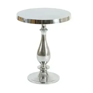 Mesa de Centro con Estructura de Metal Fundido, Mueble de Salón con Tapa de Mármol, Mesa de Centro Redonda Larga de Lujo - Product Image 4