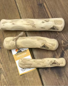 Jouet à mâcher en bois de café naturel pour chiens de petite, moyenne et grande taille, pour mâcheurs agressifs, favorise la santé dentaire - Product Image 4