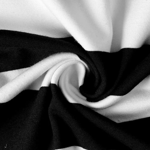 Men's Black and <b>White</b> Striped Short Sleeve T-Shirt O-Neck Regular Fit Casual Cotton Knitted <b>Tee</b> - Product Image 6