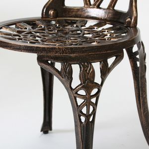 Set Bistrot NASSAU a 3 Pezzi, Elegante Collezione di Arredamento da Giardino - Product Image 6