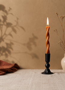 Luxury Black Aluminum Modern Handmade Eco-Friendly Candlestick Holder Durable Premium Quality Home Wedding <b>Decor</b> <b>Table</b> - Product Image 4