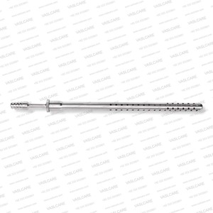 Tube d'aspiration Poole 22 cm 10 mm, tube d'aspiration chirurgical abdominal, aspirateur multi-trous, canule d'évacuation des fluides chirurgicaux par Vaslcare - Product Image 6