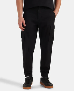 Pantalon de jogging streetwear en gros, personnalisé avec logo OEM, 100 % polyester, vierge, pour la gym et le sport, avec cordon de serrage, style cargo, pour hommes - Product Image 3
