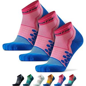 Men's Ankle <b>Running</b> <b>Socks</b> Breathable Quick Dry Cushioned Athletic <b>Socks</b> with Anti Slip Design - Product Image 4