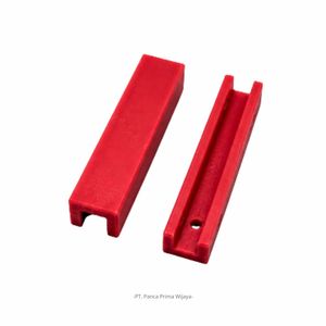 Zapata Guía de Elevador de Alta Calidad 140x16mm Roja, Zapata Deslizante Resistente al Desgaste, Repuesto para Elevador - Product Image 1
