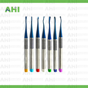 Juego de Elevadores Dentales AHI de 7 Piezas, Instrumentos Quirúrgicos de Extracción Dental de Acero Inoxidable, Manuales, Certificados CE Clase I, Ergonómicos - Product Image 3