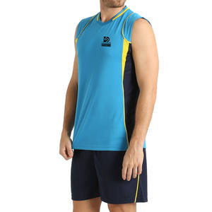 Derniers modèles de maillots de volley-ball imprimés au style unique, service OEM, couleur unie, séchage rapide, durables, en gros - Product Image 3