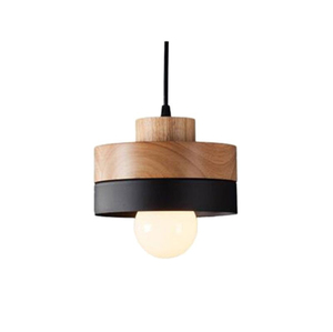 Lámpara colgante moderna de madera maciza, diseño creativo, accesorio de iluminación colgante de Metal para cocina, dormitorio, sala de estar, cafetería, Bar, decoración del hogar - Product Image 1