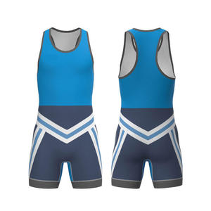 Vente en gros de nouveaux justaucorps de lutte professionnels pour hommes avec impression personnalisée - Product Image 1