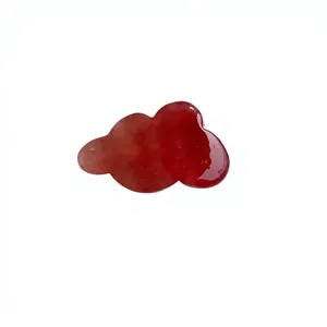 Cuarzo rojo fresa súper intenso tallado en forma de nube, piedra preciosa de cristal, cristal de nube, decoración del hogar, mayorista de nubes talladas - Product Image 1