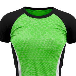 Maillot de softball unisexe entièrement personnalisé, sublimé, couleur unie noir-ancien or, 3D, à deux boutons, col ras du cou, antibactérien, en solde - Product Image 4