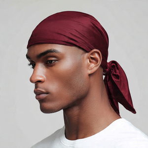 Durags à longue queue, Bandanas, Turbans, Bandeaux Hip Hop pour hommes, Accessoires de tête tendance - Product Image 5