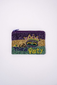 Nuevo Monedero de Lentejuelas para Mardi Gras, Cartera con Cierre de Monedas Hecha a Mano con Diseño de Santos del Carnaval, Mini Bolsa Festiva, Accesorio Perfecto para Niñas y Mujeres - Product Image 2