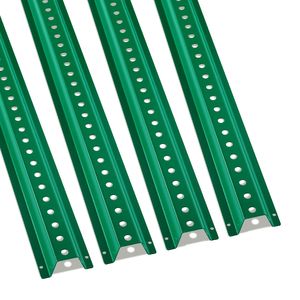 Palo per Insegne a U in Acciaio Verde Rinforzato da 2,4 m (8FT) - Confezione da 4 Pezzi per Recinzioni Fisse di Giardini, Cortili e Campi Agricoli - Product Image 6