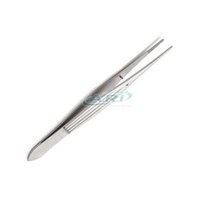 Pinzas Lisas de Acero Inoxidable de Primera Calidad, Resistentes, Duraderas y Perfectas para Uso Quirúrgico, Pinzas Lisas de Acero Inoxidable Profesionales - Product Image 4