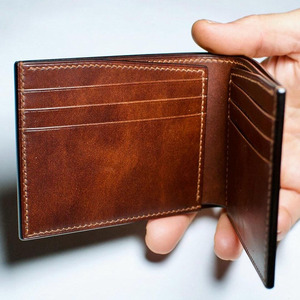 Portefeuille pour homme en cuir véritable fait main de qualité supérieure, porte-cartes, vente en gros, fournisseur OEM personnalisé, export de haute qualité à bas prix - Product Image 6