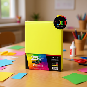 Carta Fluorescente Gialla 50*65cm, Carta Artigianale Fluorescente Giallo Fluor - Product Image 3