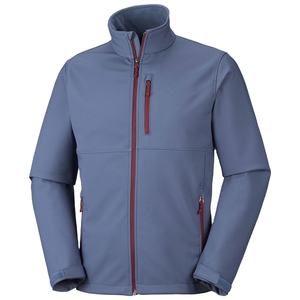 Veste Softshell Homme OEM Coupe-Vent à Capuche Entièrement Zippée Imperméable en Polyester Uni Teint en Gros 2026 - Product Image 2