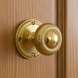 Manija de Puerta Moderna y Sencilla de Latón con Control por Voz para Mano Izquierda |   Instalación Fácil de Herrajes para Puertas de Apartamentos y Villas de Lujo 1 - Product Image 4