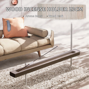 Soporte para Incienso de Madera Aromática de 23 cm, Quemador de Incienso en Espiral, Base para Bobinas de Sándalo, Decoración para el Hogar - Product Image 2