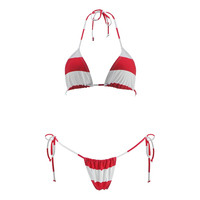 Ensemble de maillots de bain tankini pour femmes, 2 pièces, uni, personnalisable, grande taille, polyester/coton, respirant, séchage rapide, haute qualité, vêtements de plage, prix bas