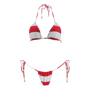 Ensemble de maillots de bain tankini pour femmes, ensemble 2 pièces uni, polyester/coton, respirant, séchage rapide, haute qualité, logo personnalisé, vêtements de plage à bas prix - Product Image 3