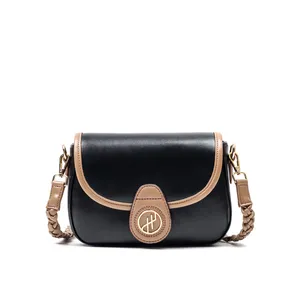Sac à bandoulière/crossbody Hody Ayana en cuir synthétique de qualité supérieure avec longue sangle tressée, fermeture à glissière, doublure en satin - Toutes saisons - Product Image 2
