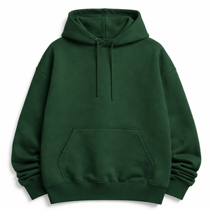 Sweat à capuche streetwear surdimensionné personnalisé en molleton French Terry 420–500 GSM |   Coupe ample à épaules tombantes |   Usine de vêtements OEM ODM - Product Image 3