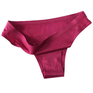 Culottes sexy taille basse sans couture en dentelle tricotée pour femmes, 100 % coton, antibactériennes, séchage rapide, sous-vêtements écologiques - Product Image 4