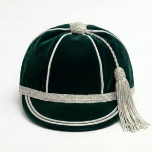Casquettes d'honneur personnalisées de haute qualité, broderie machine, formelles, respirantes, imperméables, pour sports de plein air, en polyester/coton, velours, métal - Product Image 1