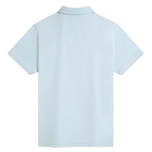เสื้อโปโลผู้ชายผ้าฝ้ายน้ำหนักเบาระบายอากาศได้ดีเสื้อโปโลลายปักสีพื้น - Product Image 5