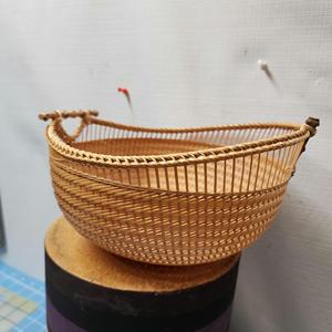 Panier à linge en bambou et rotin tressé à la main, durable, pour rangement domestique et décoration - Fournisseur - Product Image 1