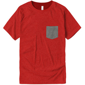 Custom Logo <b>Mens</b> Front Pocket T <b>Shirts</b> Bella Canvas Style Slim Fit 100% Cotton Blank Pocket Eco-Friendly Bulk OEM - Product Image 1