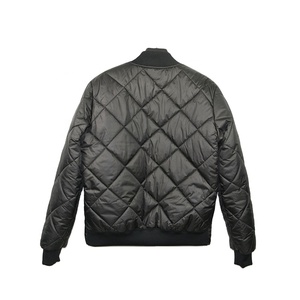 Hombres Negro Acolchado Windbreaker Bomber JacketMen Moda Nuevo Diseño Invierno Bomber Jacket - Product Image 4