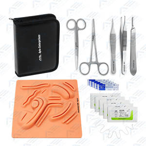 Kit de entrenamiento de sutura quirúrgica para estudiantes de medicina, kit médico personalizado, kit de sutura de práctica para estudiantes OEM, instrumento médico - Product Image 6