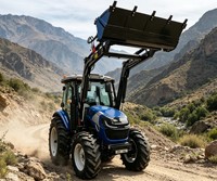 Multifunktionaler 100PS-Traktor zum Laden, Schaufeln und Transportieren von Erde auf Großen Ackerflächen