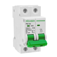 Disjoncteur miniature solaire DC PV 2P 10a 16a 20a 32a 40a 50a et 63a 500v 1000v