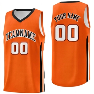 Venta al por Mayor de Camisetas de Baloncesto Transpirables para Hombre, Tallas Grandes, 100% Poliéster, Bordado Personalizado, Ropa Deportiva - Product Image 2
