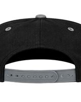 Gorra Snapback Personalizada Negra y Gris con Visera Plana para Hombre y Mujer, Ajustable, de Algodón, Estilo Béisbol, Casual, Streetwear, Calidad Premium